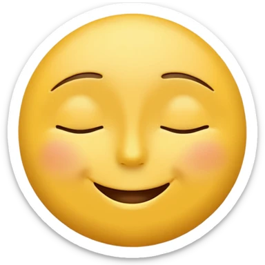 a dreaming emoji sticker