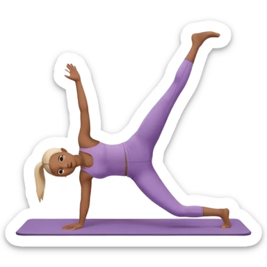 My emoji Pilates’s sticker