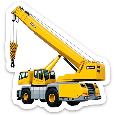 Crane - Liebherr LTM 1200-5.1 (Model Year: 2022) (Iconic colour: Yellow) sticker
