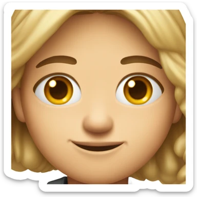 A picture of my face with the words “Boom Bishop!” sticker