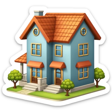Luxury house sticker
