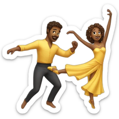 Dance with the star sticker