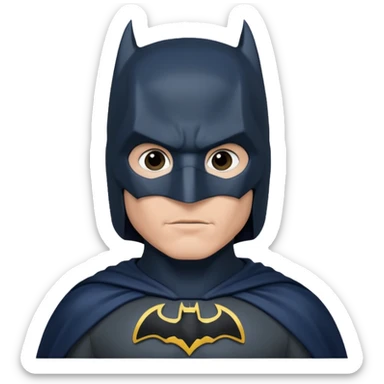 christian bale batman sticker