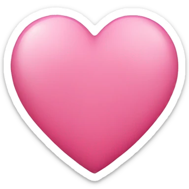 Pink heart sticker