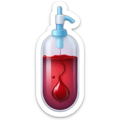blood transfusion sticker