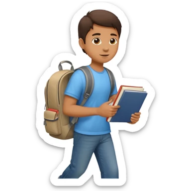 walk at university  sticker