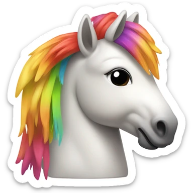 Small heater fan riding a pony sticker