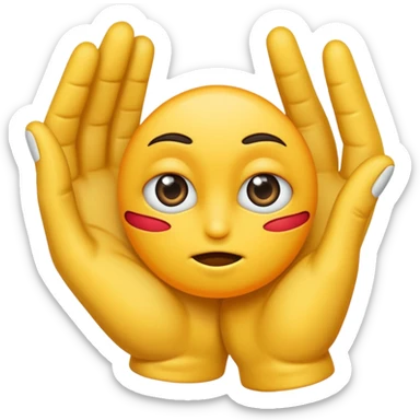 se frotte les mains avec un regard malicieux sticker