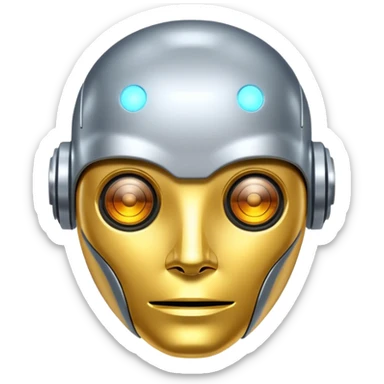 emoji yang mnggambarkan tentang teknologi AI sticker