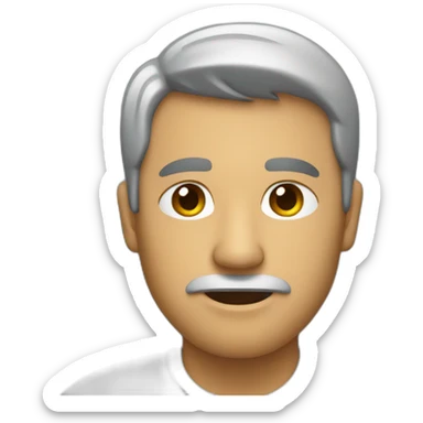 Hombre esquiando sticker