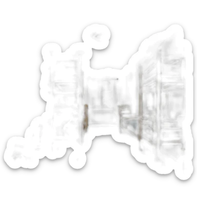 a hostel dorm sticker