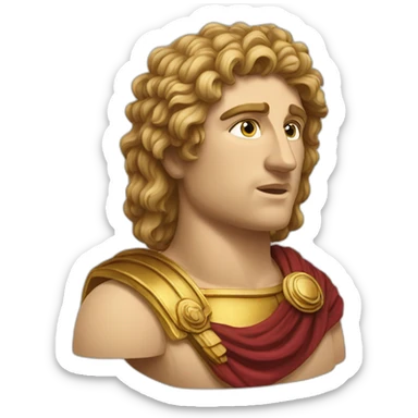 Alexander the great sticker