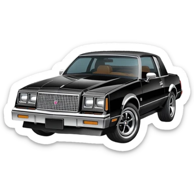 1985 monte ss sticker