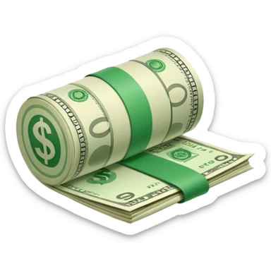 Money that is like a tube sticker