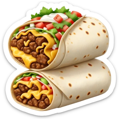 Burritos sticker
