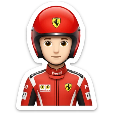 Scuderia ferrari f1 racer sticker