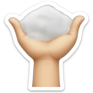 italian hand spreading salt sticker