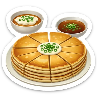 Korean pancake sticker