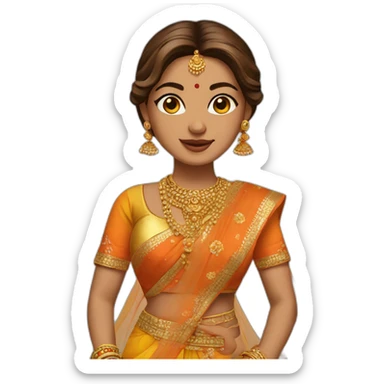 Chaniya choli sticker