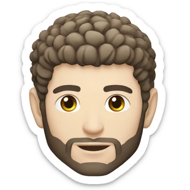 Khabib white ufc belt sticker