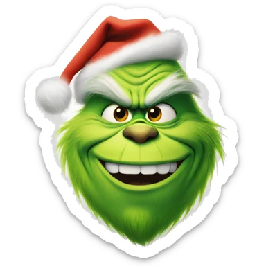 Grinch sticker