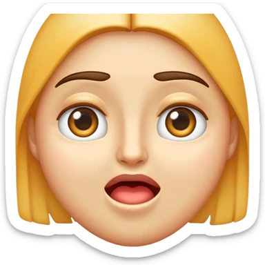 Crea un emoji de una persona nerviosa sticker