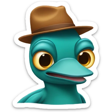 perry the platypus sticker