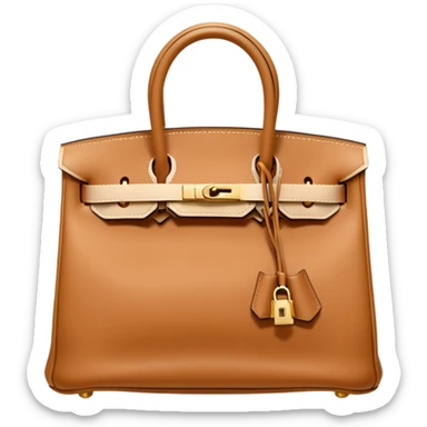 hermes birkin flesh color bag sticker
