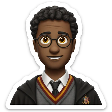 Generate a harry potter in a pixar movie sticker