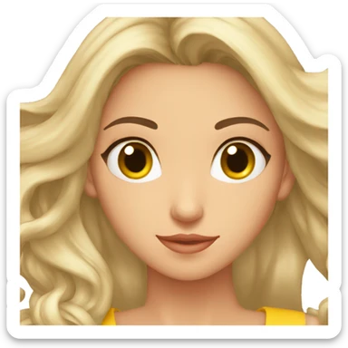 2 amigas rubias abrazandose sticker