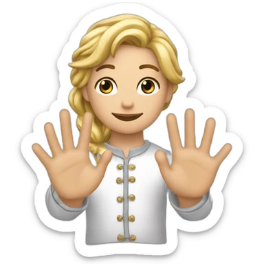 Faire un cœur avec mes mains sticker