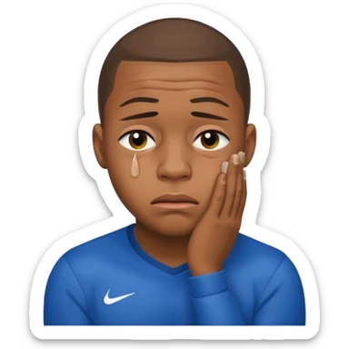 Mbappe crying sticker