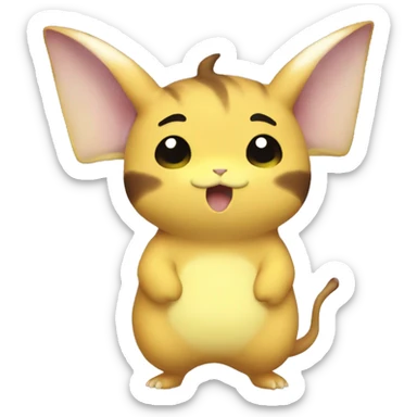 Fat gay raichu sticker