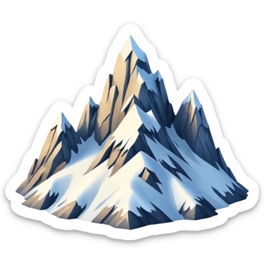 mountains alps sticker