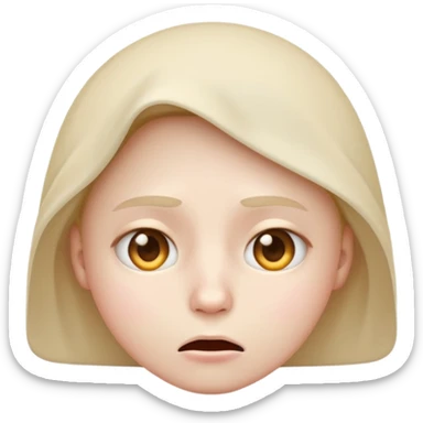 Cold and heart face emoji sticker