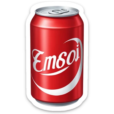 red soda can sticker