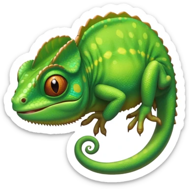 Chameleon from rapunzel cartoon  sticker
