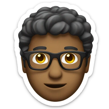 Quitar gafas sticker