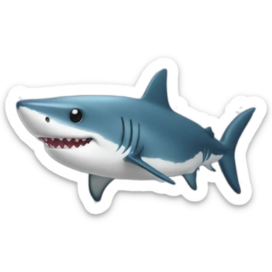 Un requin dans une tenue de polka  sticker