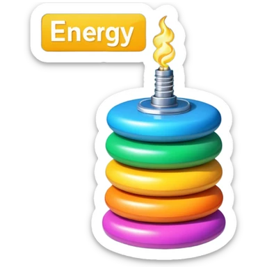 energy magazine sticker