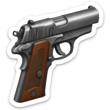 punta de pistola sticker