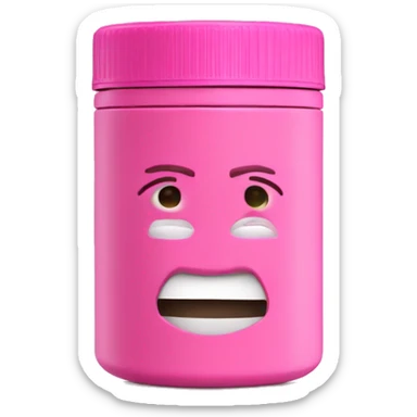 pink zyn nicotine pouches container sticker