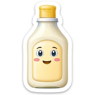 mayonnaise bottle sticker