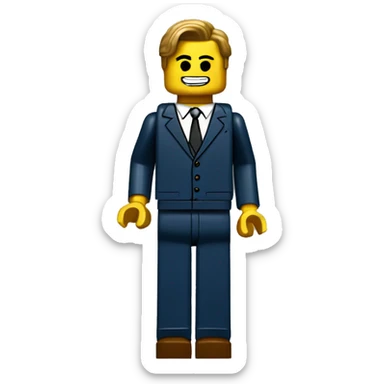 LEONARDO DICAPRIO lego full body sticker