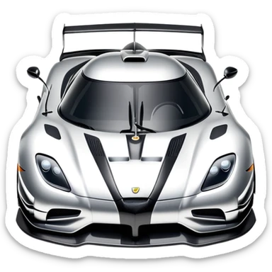 Koenigsegg One:1 hypercar sticker