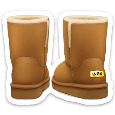 A pair of uggs sticker