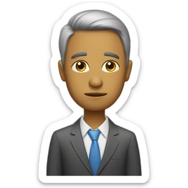 Sad Return to office day sticker