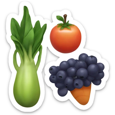 fruits légumes sticker