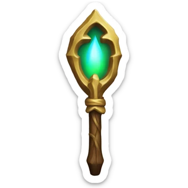 a mage staff sticker