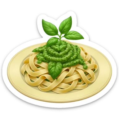pasta with pesto sticker